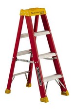 Louisville Ladder 4-Foot Fiberglass Step Ladder 300-Pound Load Capacity Type picture