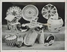 1952 Press Photo Souvenirs from Alaska - lra48859 picture