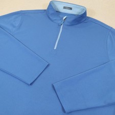 Dornick Hills Golf Course Turtleson 1/4 Zip Pullover Men Blue Performance Tech picture