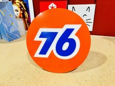 HANDMADE Union 76 Gas Station Sign On 8” Gloss White Acrylic  picture