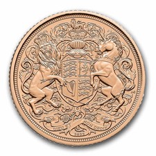 2022 Great Britain Gold Memorial Sovereign BU (King Charles III) picture