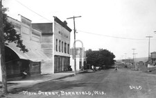 Main Street View Barneveld Wisconsin WI - Reprint picture