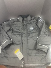 Carhartt Yukon Extreme Loose Fit Insulated Coat Size XL Black Business Logoed picture