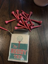 Rare NOS Vintage Antique Golf Collectible 1920's The Reddy Tee Complete 18 tees picture