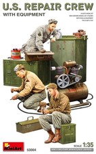MIA53004 1:35 MiniArt US Repair Crew With Equipment Figure Set picture