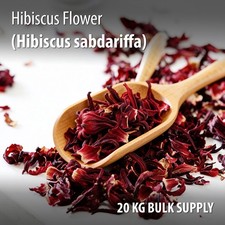 Hibiscus Flower 20KG Bulk Cut & Sifted Wholesale Commercial Supply picture