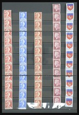 Lot 13120 France coil stamps 1955-1967. picture