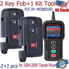 2 For 2004 2005~2009 Toyota Prius Smart Remote Car Key Fob & 1 Kit Tool MOZB31EG picture