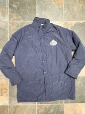 Vintage AMOCO Unitog Jacket Mens Large Navy Blue Gas Oil Service Station USA... picture