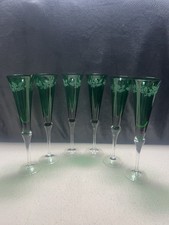 Vtg Lennox 11 Inch Etched Holiday Flutes picture