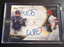 2023 Topps Dynamic Duals-William & Willson Contreras Autograph 42/50, #24A picture