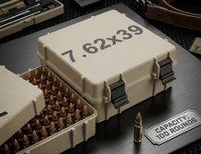 100-Round box for 7.62x39 Precision Ammo Case for Range and Carry picture