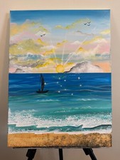Serene Sunrise Over the Ocean - Sailing into Tranquility picture
