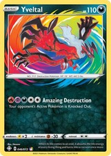 Yveltal-Pokemon-046/072-Shining Fates-Holofoil-Amazing Rare-NM-Hasuno picture