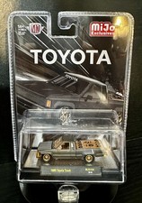 CHASE M2 Machines 1:64 1985 Toyota Pickup Truck Slammed Custom – Matte Grey picture