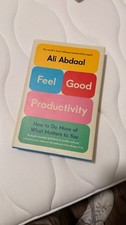 Feel Good Productivity Hardcover Book by Ali Abdaal With Minimal Pen Markings picture