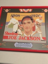 Shoeless Joe Jackson Seagram’s 7 Whiskey Bar Mirror Chicago White Sox 20 X 16 picture