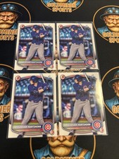 2025 Bowman Draft Josiah Hartshorn BD-21 4 Card Lot Cubs picture