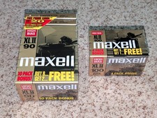 SEALED 14 Maxell XLII Type II High Bias Cassette Tapes 10 Pack 90 4 Pack 100 min picture