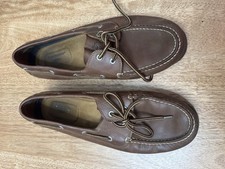 Men's Vargas Dockers Lace up Boat/Deck Shoes, Size 12M, Brown picture