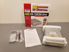 Vintage NOB Digital Research 48X White IDE CDROM BCD-F520A, DRCDROM48 *NEW OPEN picture