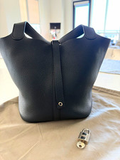 Hermes Picotin 22 Excellent Condition Noir with Palladium Hardware picture
