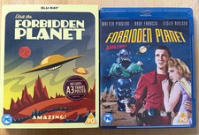 Warner Bros Blu-ray Forbidden Planet (1956) PG Sci-Fi w/ A3 Poster picture