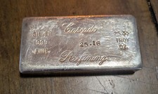 Rare Vintage 25.35oz Cascade Refining  Silver Bullion Bar picture