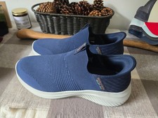 Sketchers Slip Ins Men's Size 11 Blue Excellent picture