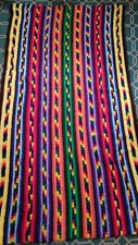 Beautiful Colorful Afghan 69 X 36 picture