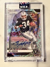 Bo Jackson 2024 Panini Prizm #154 Silver Prizm Auto Los Angeles Raiders /25 picture