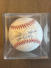 PETE ROSE 4256 Official autographed baseball In Case picture