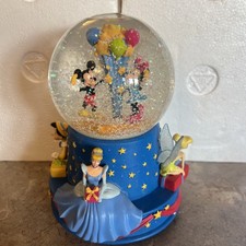 VTG 2001 DISNEY MUSICAL SNOW GLOBE WALT’S 100 HALLMARK picture