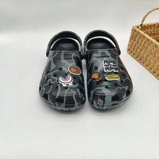 Crocs BAPE Black Camo Classic Clog Men's US Size Hype Streetwear Limited Edition picture