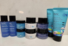 10 PIECE- belif -Sleeping Mask, True Cream,  Toner, Moisturizing Eye Bomb, Wash picture