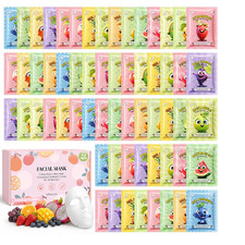 75 Pack Face Mask Bulk，Hydrating & Moisturizing Face Masks Set picture