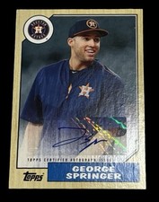 2017 Topps 1987 George Springer Auto Autograph #1987A-GS Astros picture