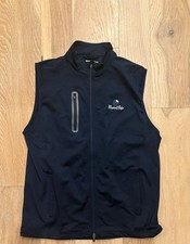 Levelwear Pumpkin Ridge Golf Vest Size L Navy Blue Full Zip picture