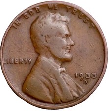 1933-D Lincoln Wheat Cent “Best Value On eBay