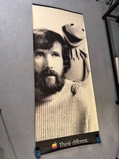 RARE VINTAGE APPLE “THINK DIFFERENT.” JIM HENSON & KERMIT THE FROG PROMOTIONAL B picture