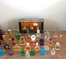 Vintage Mini Bottle Collection Lot of 32 Various Brands Some Rare Fast Shipping picture
