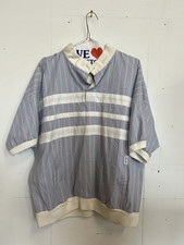 Vintage 80s 90s Christian Dior Monsieur Shirt Mens L Striped Pullover Polo picture