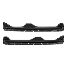 Pair Rocker Panels Primed Black Electrophoresis For 2015-20 Tahoe Yukon Escalade picture