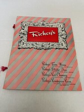 Vintage 1953 Rickey's Restaurant Menu San Francisco California picture