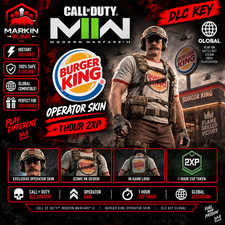 CALL OF DUTY: MODERN WARFARE II |🔥 BURGER KING OPERATOR SKIN  (DLC) GLOBAL ✅ picture