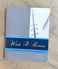Write It Review 5th Ed Paperback College Essays Textbook Strahan Moore Heumann picture