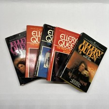 Vintage ELLERY QUEEN VINTAGE PAPERBACKS,  Lot of 5 picture