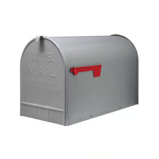 Stanley Gray, Extra Large, Steel, Post Mount Mailbox picture