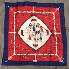 HERMES Carre 90 LES BECANES Silk Scarf picture