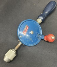Vintage Stanley Handyman H1220 A Eggbeater Hand Drill WORKS GREAT picture